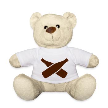 bottles - Teddy Bear - white - Front