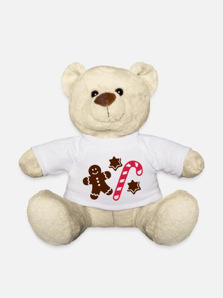 Lebkuchen - Teddy - Weiß