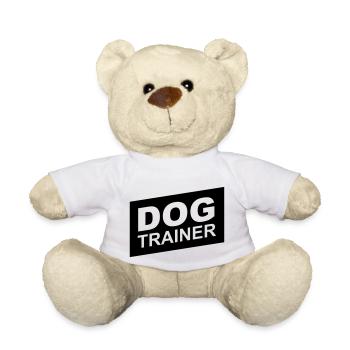 dog trainer black up - Nounours - blanc - Devant