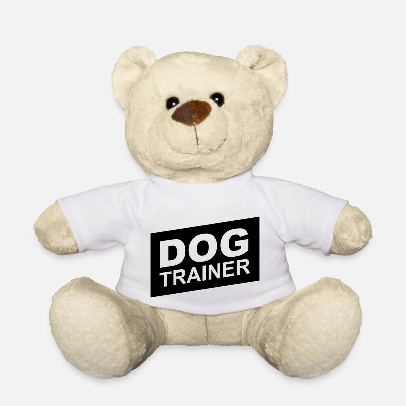 dog trainer black up - Teddy - Weiß