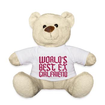 La meilleure ex petite amie du monde - Nounours - blanc - Devant