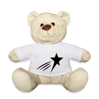 Cool Shooting Star - Teddy Bear - white - Front