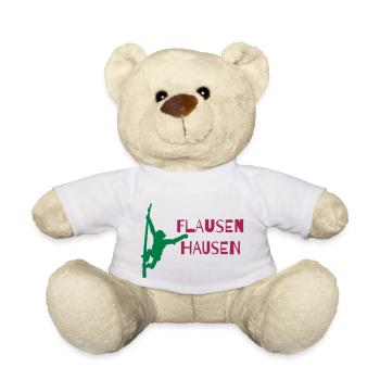 Flausen Hausen, geweckter Affe - Teddy - Weiß - Vorne