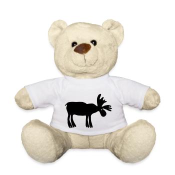 Elch - Teddy - Weiß - Vorne
