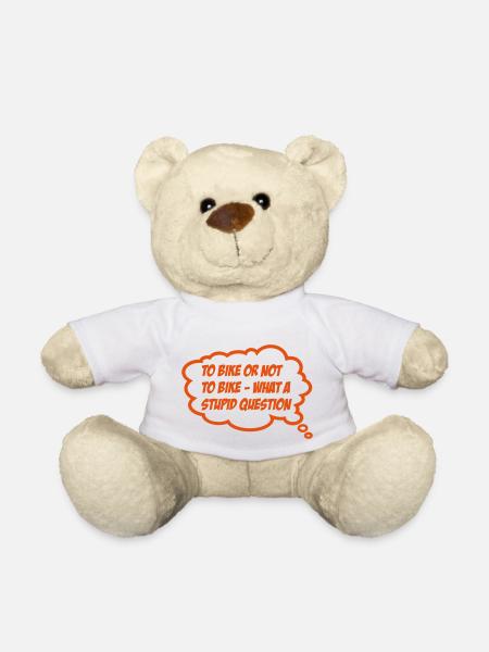Motorrad - Teddy - Weiß