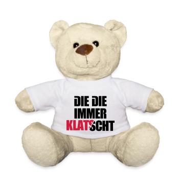 Die immer klatscht Mdma Emma Festival Afterhours - Teddy - Weiß - Vorne