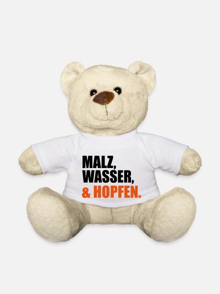 Bier - Teddy - Weiß