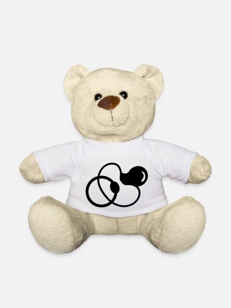 pacifier - Baby - Teddy Bear - white