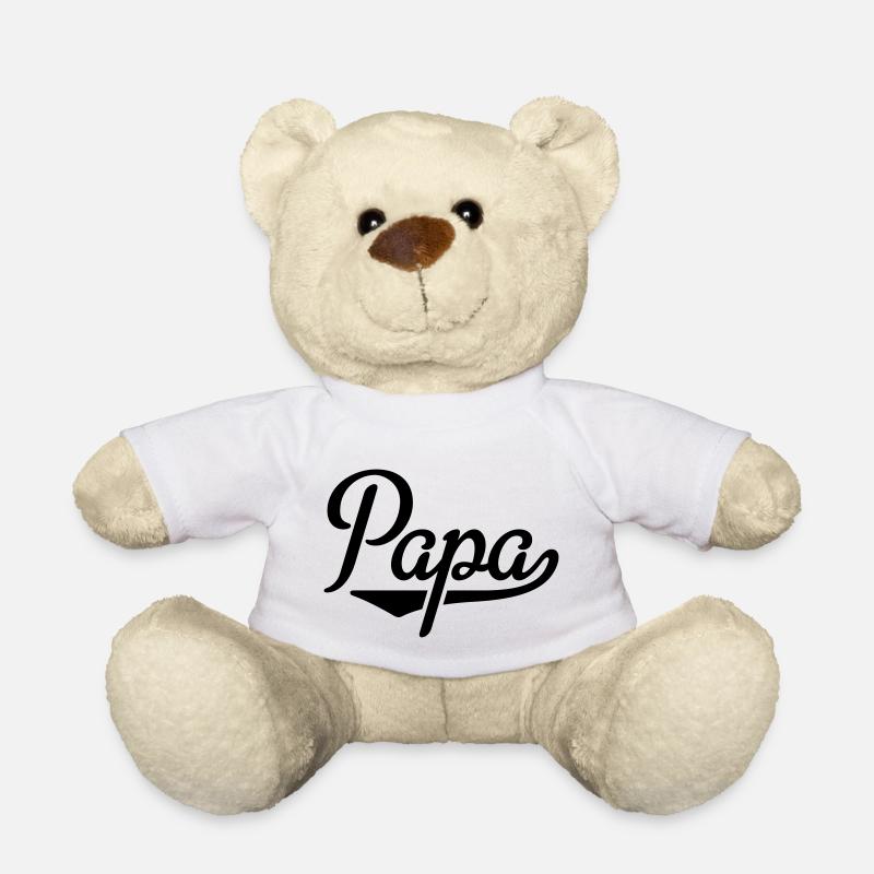 Papa - Teddy - Weiß
