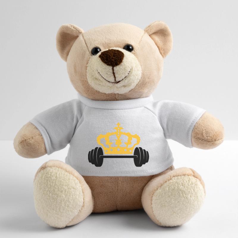 Krone Dumbbell Logo Design Teddy Bear
