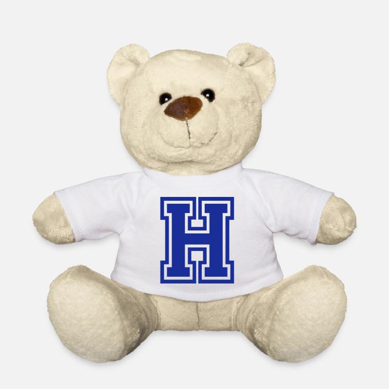Buchstabe H - Teddy - Weiß