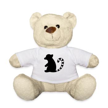 Affe - Katta Lemure - Teddy - Weiß - Vorne