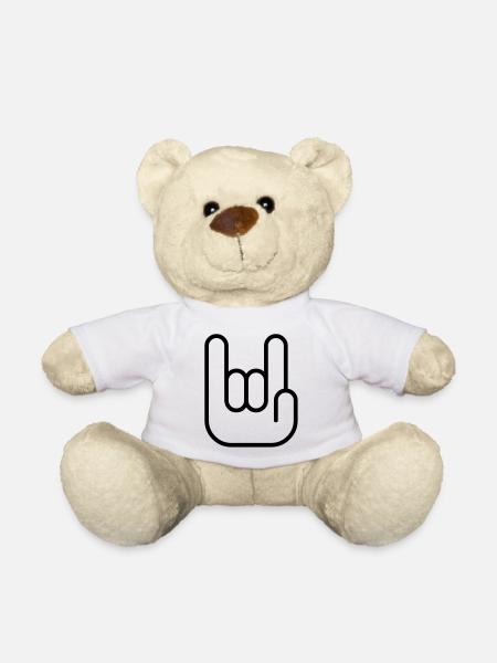 Hand - Teddy - Weiß