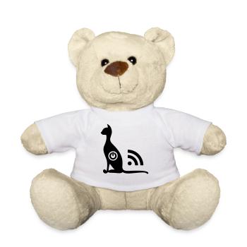 Katze WLAN EIN AUS - Teddy - Weiß - Vorne