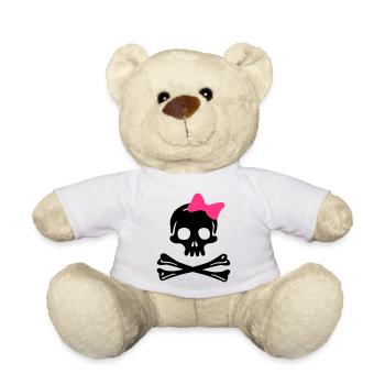 Schädel - Teddy - Weiß - Vorne
