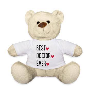 médecin - Nounours - blanc - Devant