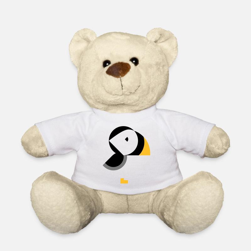 Puffin - Teddy Bear - white