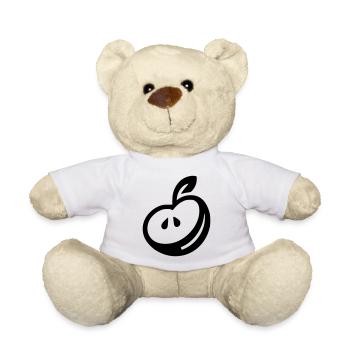 Apfel - Teddy - Weiß - Vorne