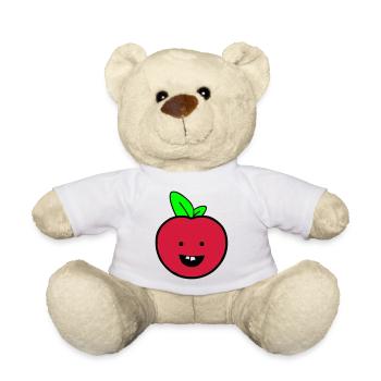 Apple smile - Teddy Bear - white - Front