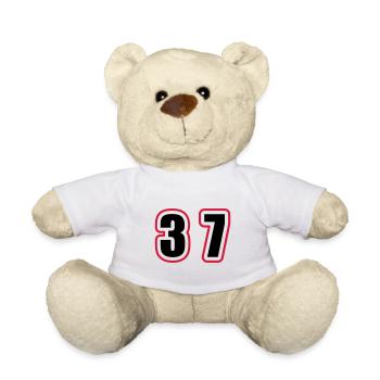 37 Nombre Collège - Nounours - blanc - Devant