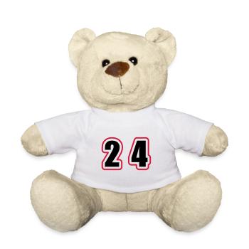 24 Zahl College - Teddy - Weiß - Vorne