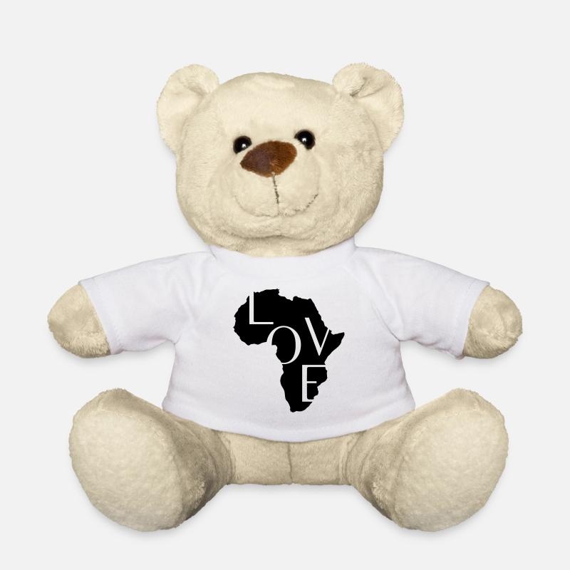 LOVE AFRIKA AFRICA - Teddy - Weiß