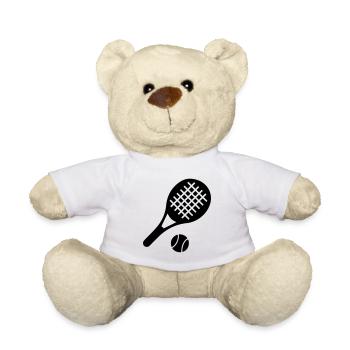 tennis - Teddy Bear - white - Front