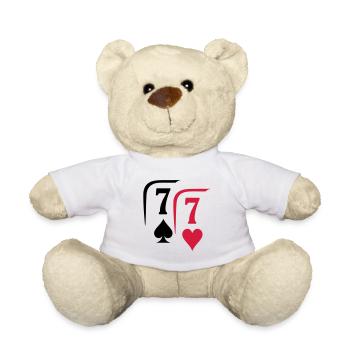 PAAR 7 PIK UND HERZ - Teddy - Weiß - Vorne