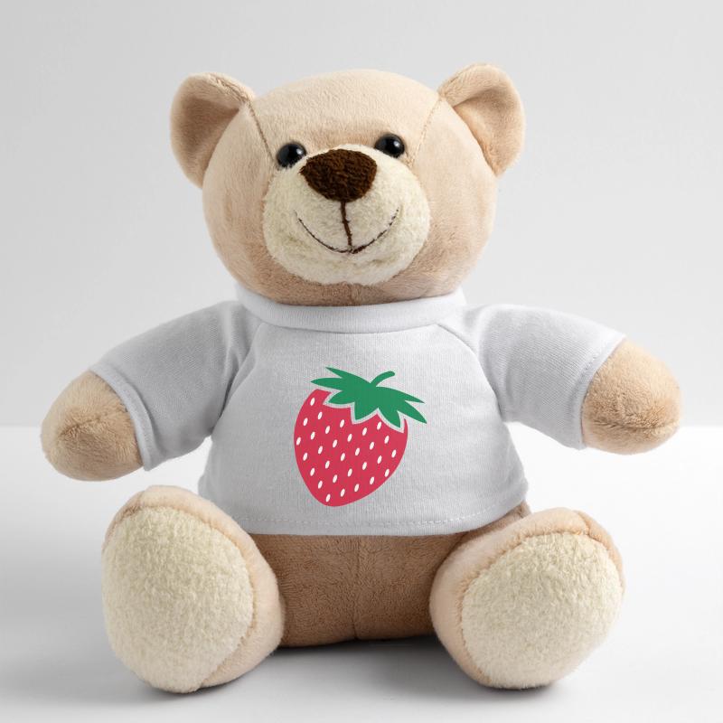 Rote Früchte, reife, frische Erdbeeren oder Erdbeeren Teddy