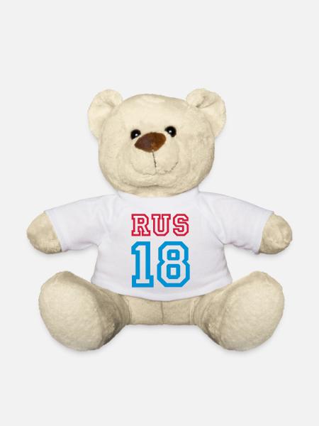RUSSLAND 2018 - Teddy - Weiß