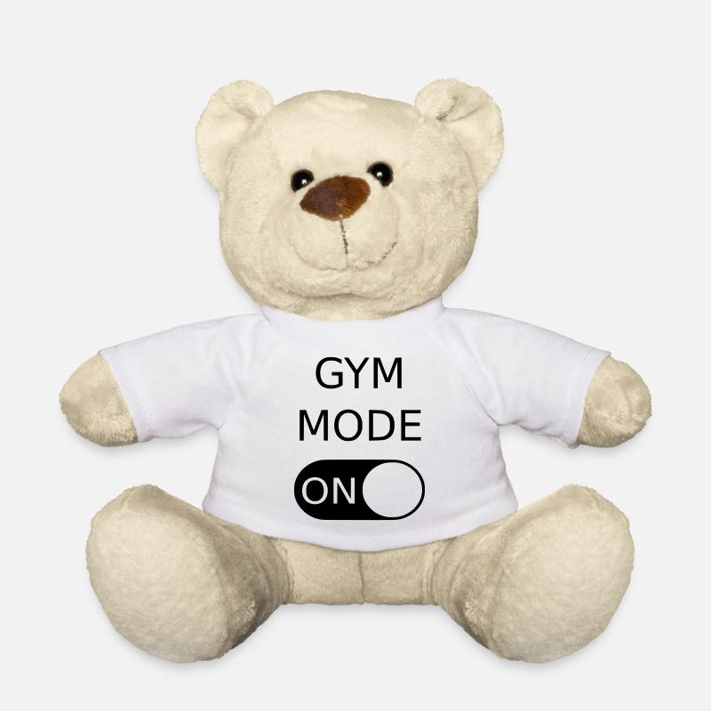 Gym Fashion - Teddy Bear - white