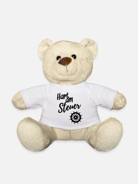 Hart am Steuer - Teddy - Weiß