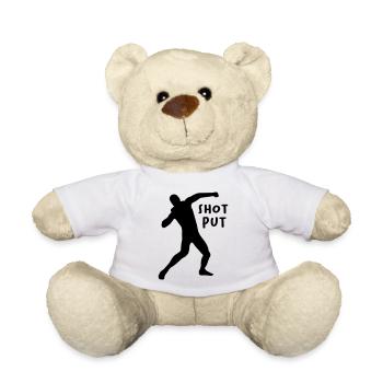 Kugelstoßen - Teddy - Weiß - Vorne