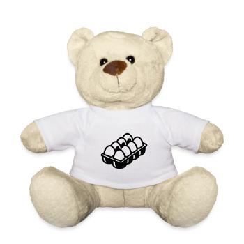 Eier symbol - Teddy - Weiß - Vorne