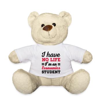 economics - Teddy Bear - white - Front