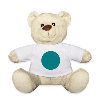 Ein blauer Kreis - Teddy - Weiß - Vorne