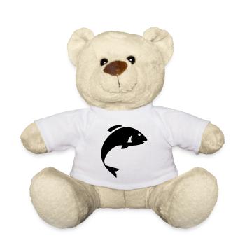 Symbole du poisson - Nounours - blanc - Devant