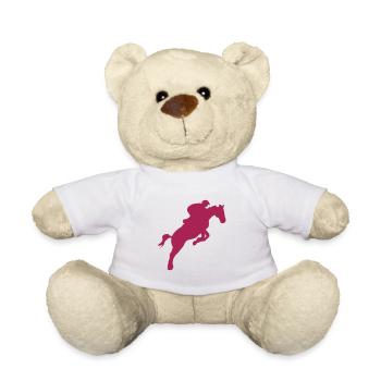 Springpferd springen Springpferd springen - Teddy - Weiß - Vorne