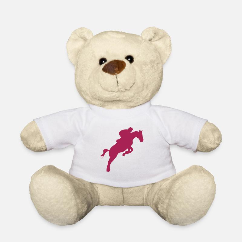 Springpferd springen Springpferd springen - Teddy - Weiß