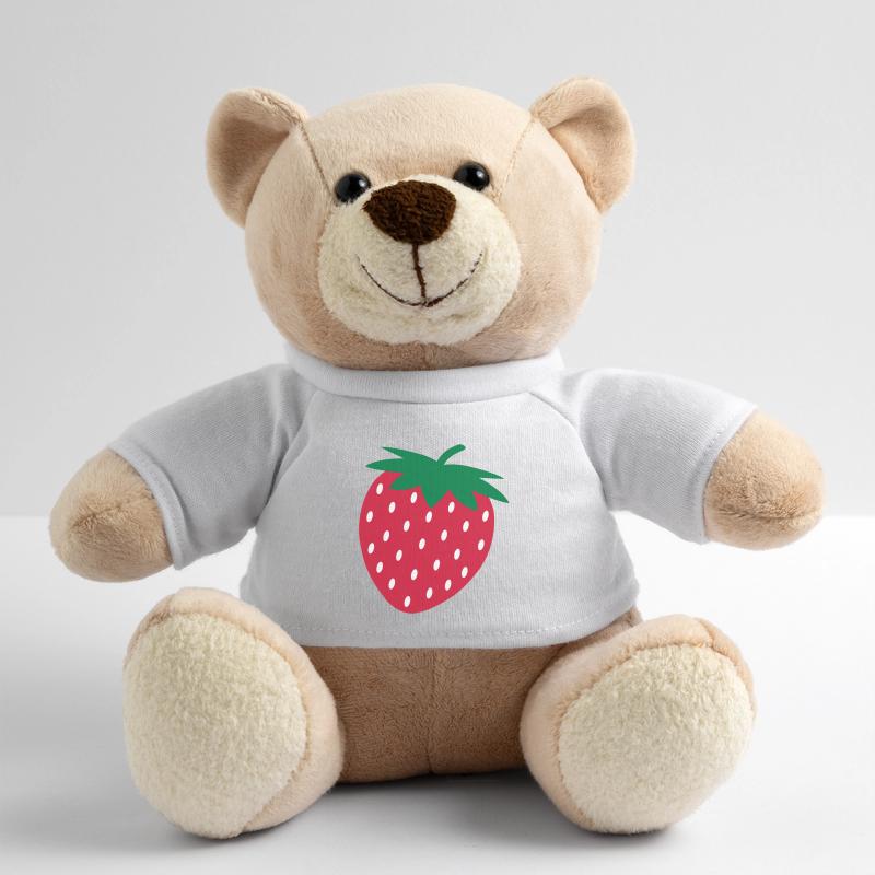 Rote Früchte, reife, frische Erdbeeren oder Erdbeeren Teddy