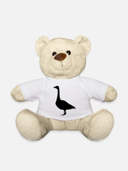 Gans - Teddy - Weiß