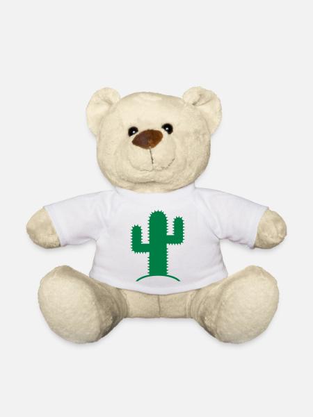 Cactus - Nounours - blanc