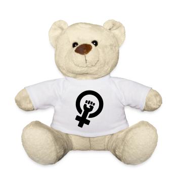 Feminismus - Teddy - Weiß - Vorne
