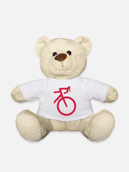 Rennrad front - Teddy - Weiß