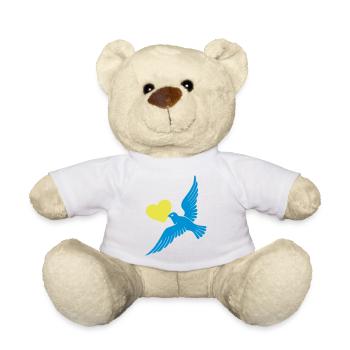 Frieden für die Ukraine - Teddy - Weiß - Vorne