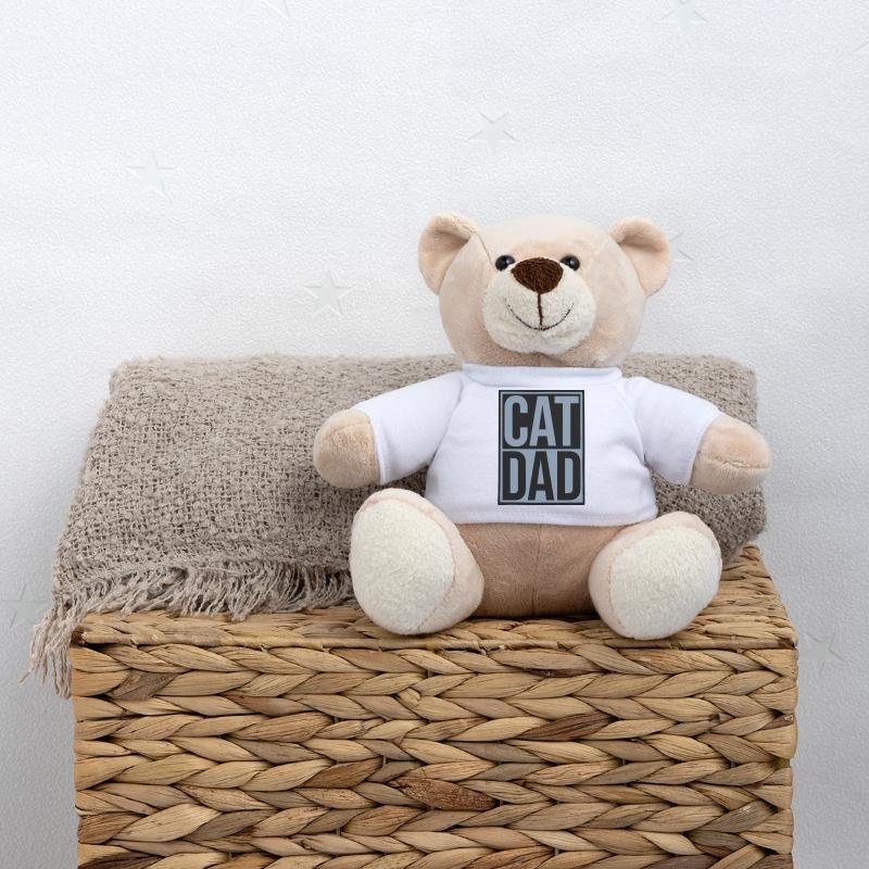 Shield Cat Dad Logo Nounours