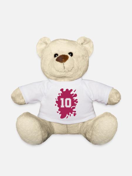 klecks 10 - Teddy - Weiß