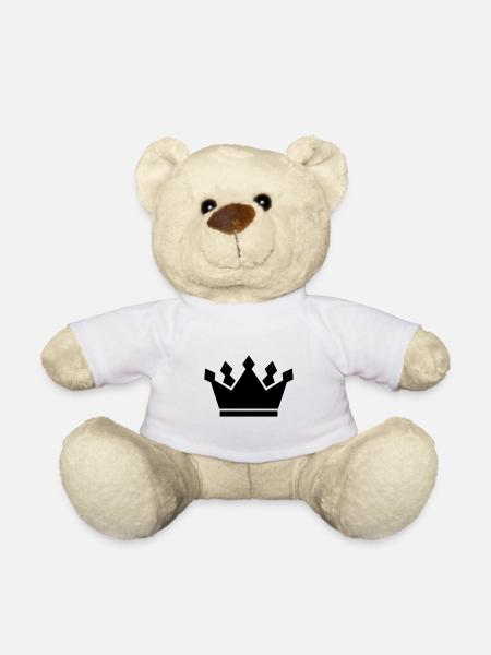 Krone Symbol icon - Teddy - Weiß