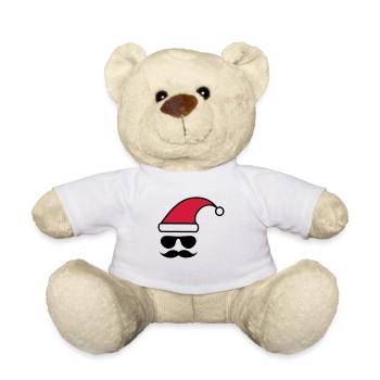 Weihnachtshipster - Teddy - Weiß - Vorne