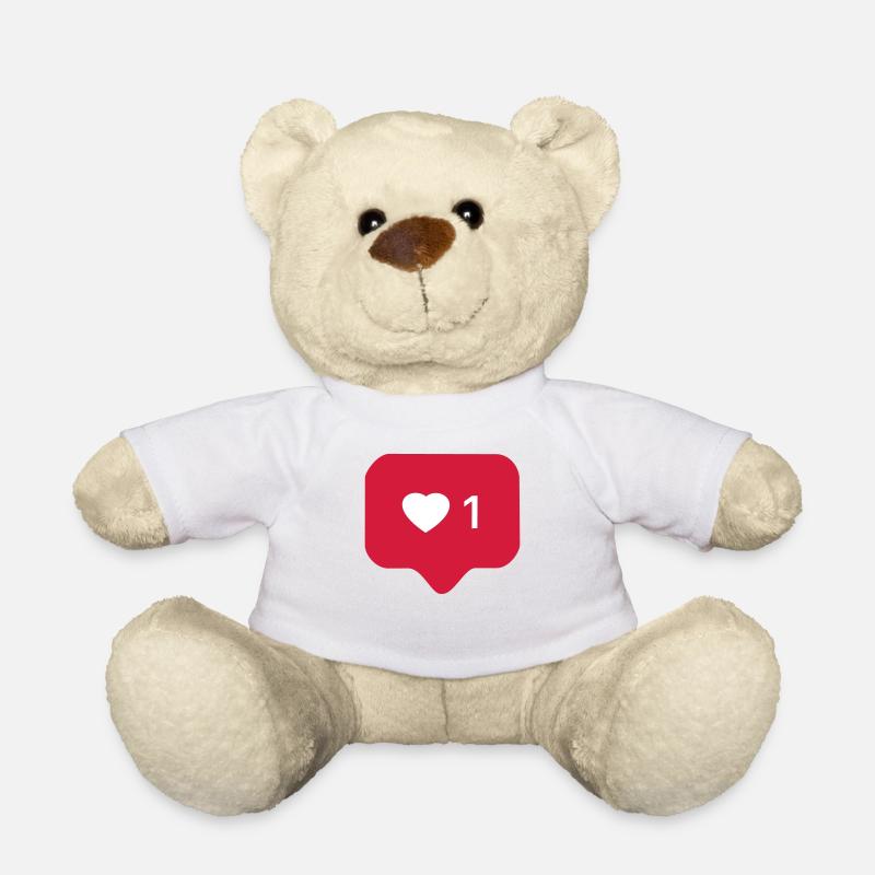 Instagram comme - Nounours - blanc